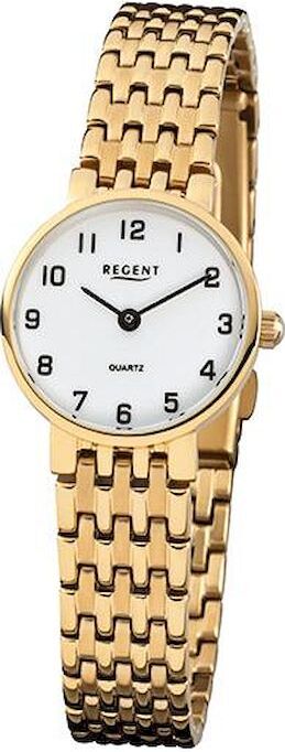 Regent náramkové hodinky zlaté F-716 Dámske analógové Quartz hodinky URF716