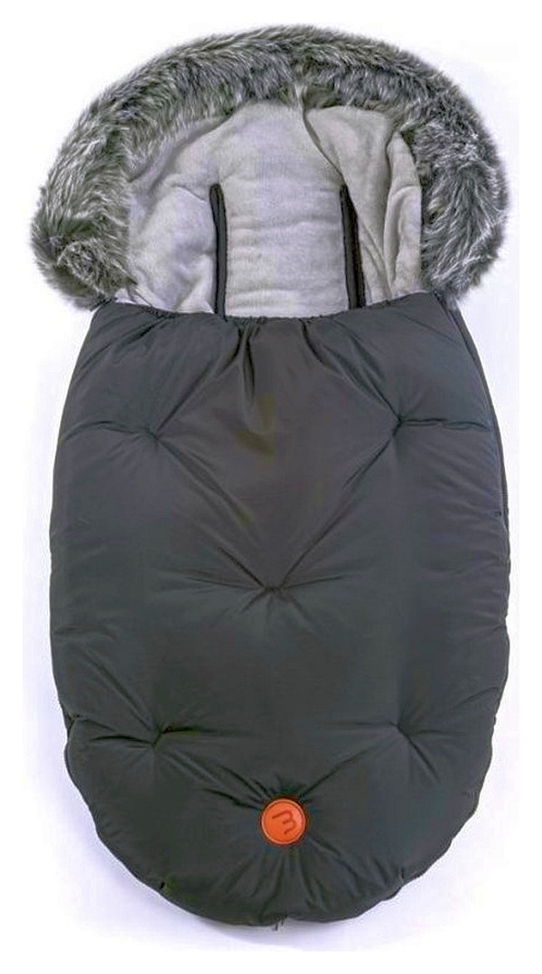 BABY MONSTERS Baby Monster Fußmuff Everest 51 x 105 cm Polyester schwarz