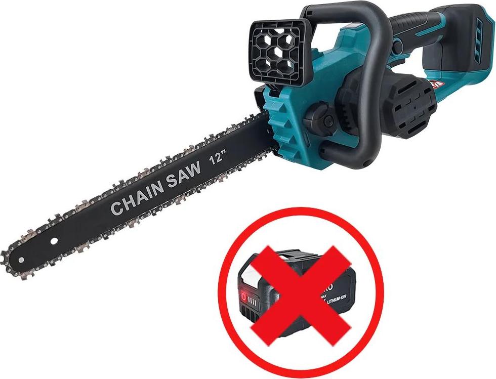 Elektrická reťazová píla, bezkartáčový motor, akumulátorová konštrukcia, bez batérie, EÚ