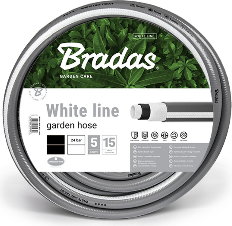 Bradas Gartenschlauch 3/4" WHITE LINE verdrehungsfest 20 m WL3/420