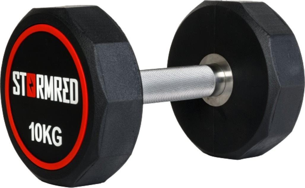 Stormred gummierte Kurzhantel 10 kg