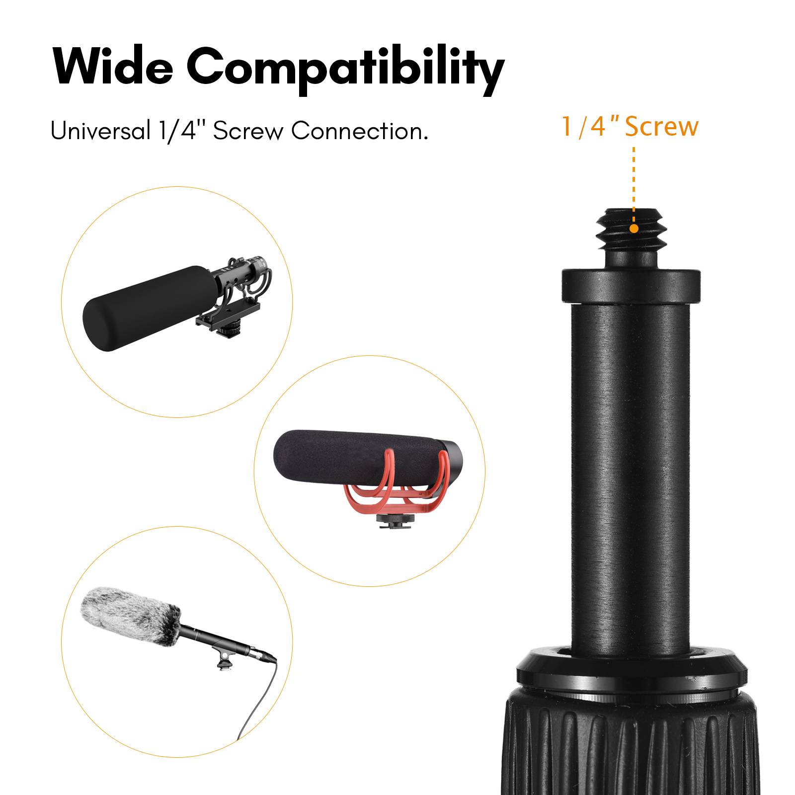 Cocosity Mic Boom Arm,Microphone Boom Arm,Boom Arm Mic Stand,Microphone Arm Stand,Aluminiumlegierung Microphone Arm,Adjustable Microphone Boom Arm