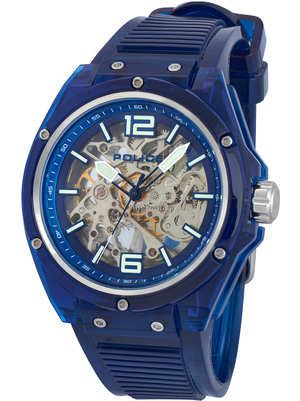 Pánske hodinky Police PL15924JPBL-48P (Ø 44 mm)