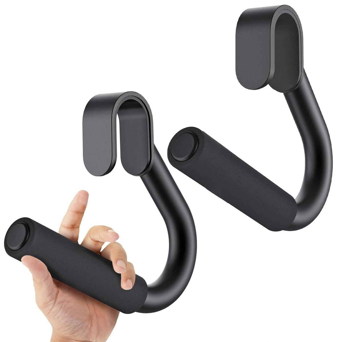 Novzep Fitness Kabelzug Griff Set 2 Stück, Double D Rudergriff, 360° drehbar, ergonomisch & stabil, für Latzug, Rudern & Widerstandsbänder KAUF-ALRI-OD1665-015