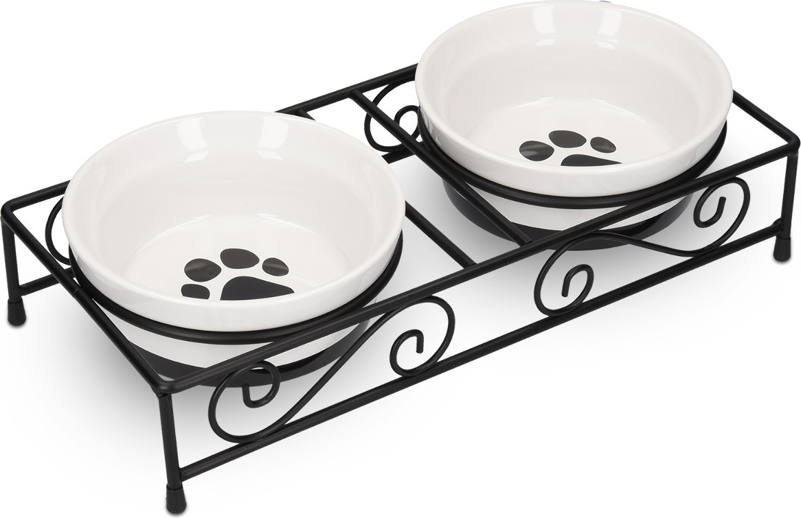 Navaris 2x Futternapf Katze Katzennapf erhht - Katzen