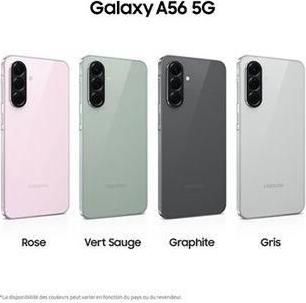 Smartphone Samsung Galaxy A56 6.7 5G Nano-SIM 128 GB Graphit SAM1742217797867