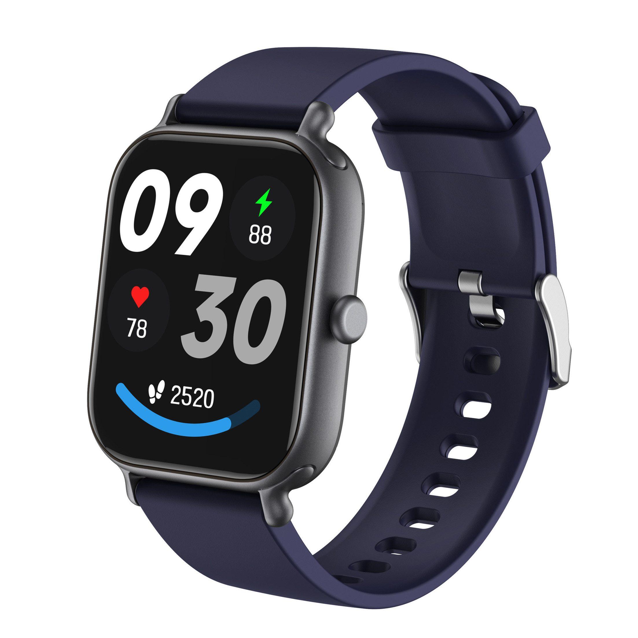 KINSI CX3 Smartwatch, Bluetooth-Telefonie, Fitness-Tracker, Blau YST4-95843275-02