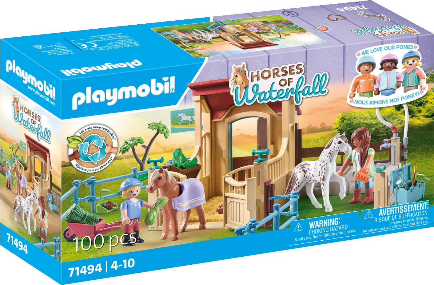  PLAYMOBIL Horses of Waterfall 71494 Reitstall Playmobil Motiv 