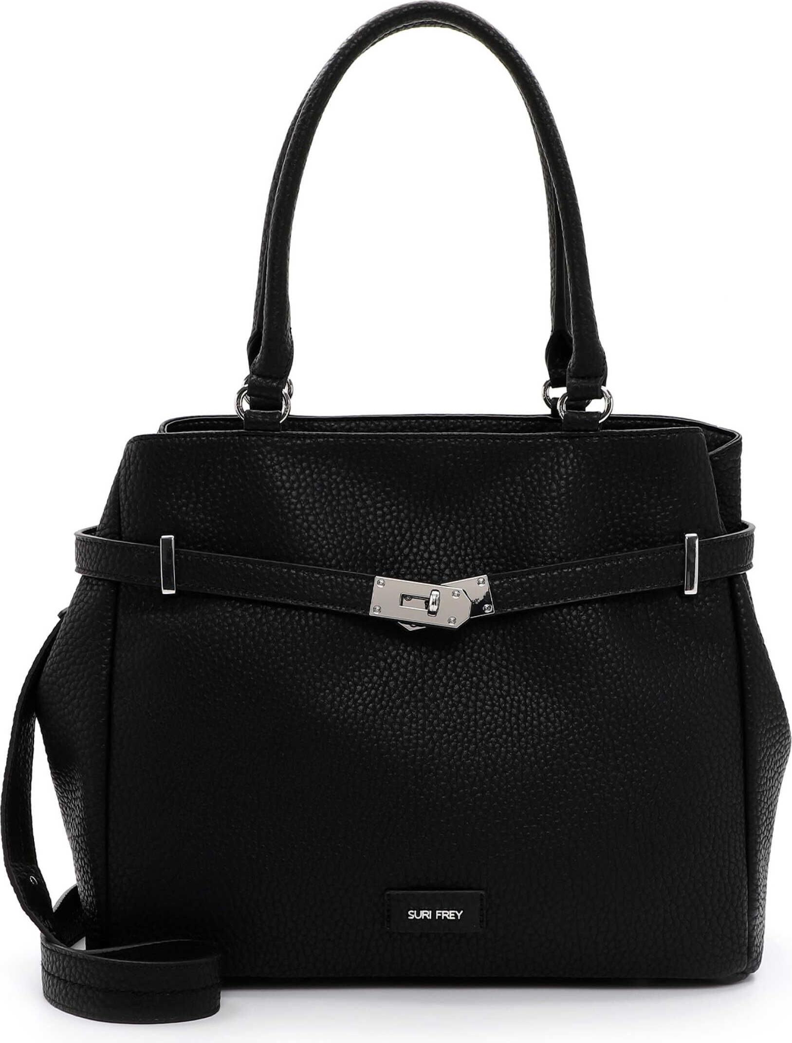 SURI FREY Handtasche Umhängetasche Leony Cityshopper Black schwarz 14813.100