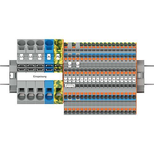WAGO TOPJOB®S-Hauptverteiler-Set FI/LS;mit Drücker 821-111