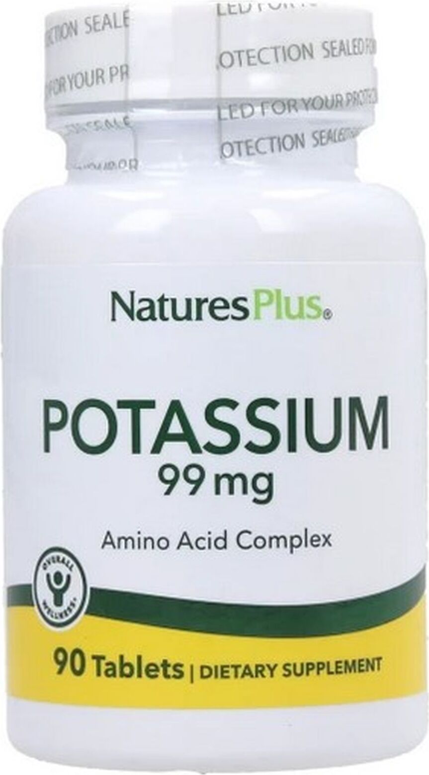 Natures Plus Potassium 99 mg Kalium – 90 Tabletten 3370