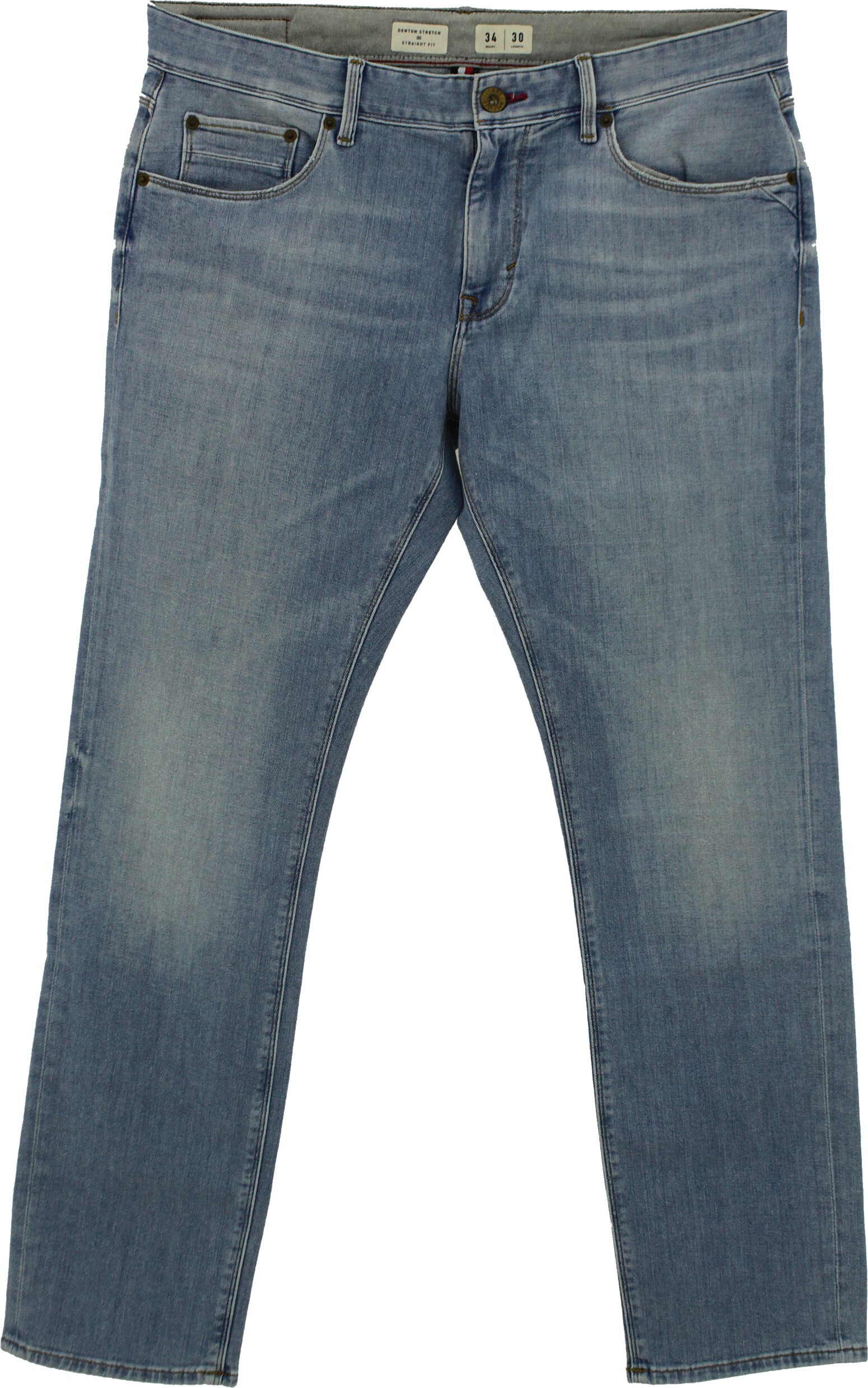 Tommy Hilfiger 24634 Hilfiger Denim, Denton, Herren Jeans Hose, Twill Stretch, lightblue, W 38 L 36