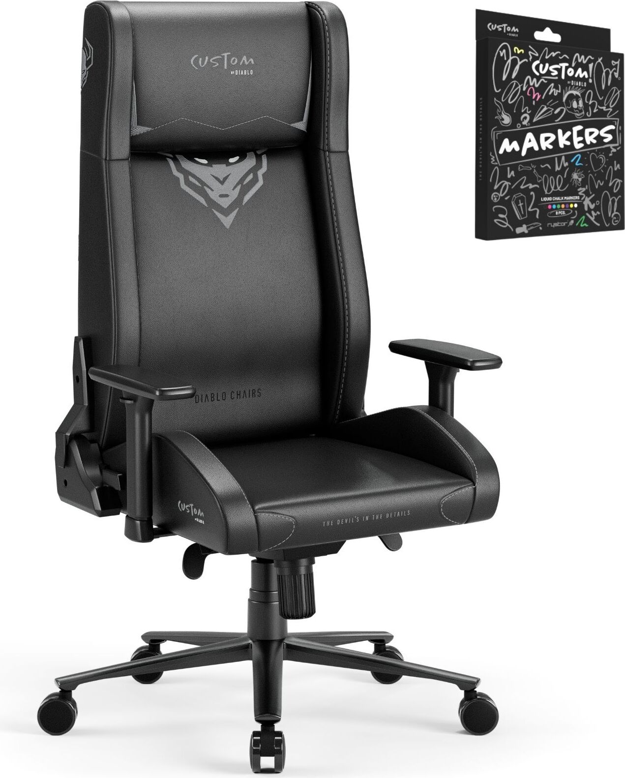 Diablo Chairs X-Custom čierna