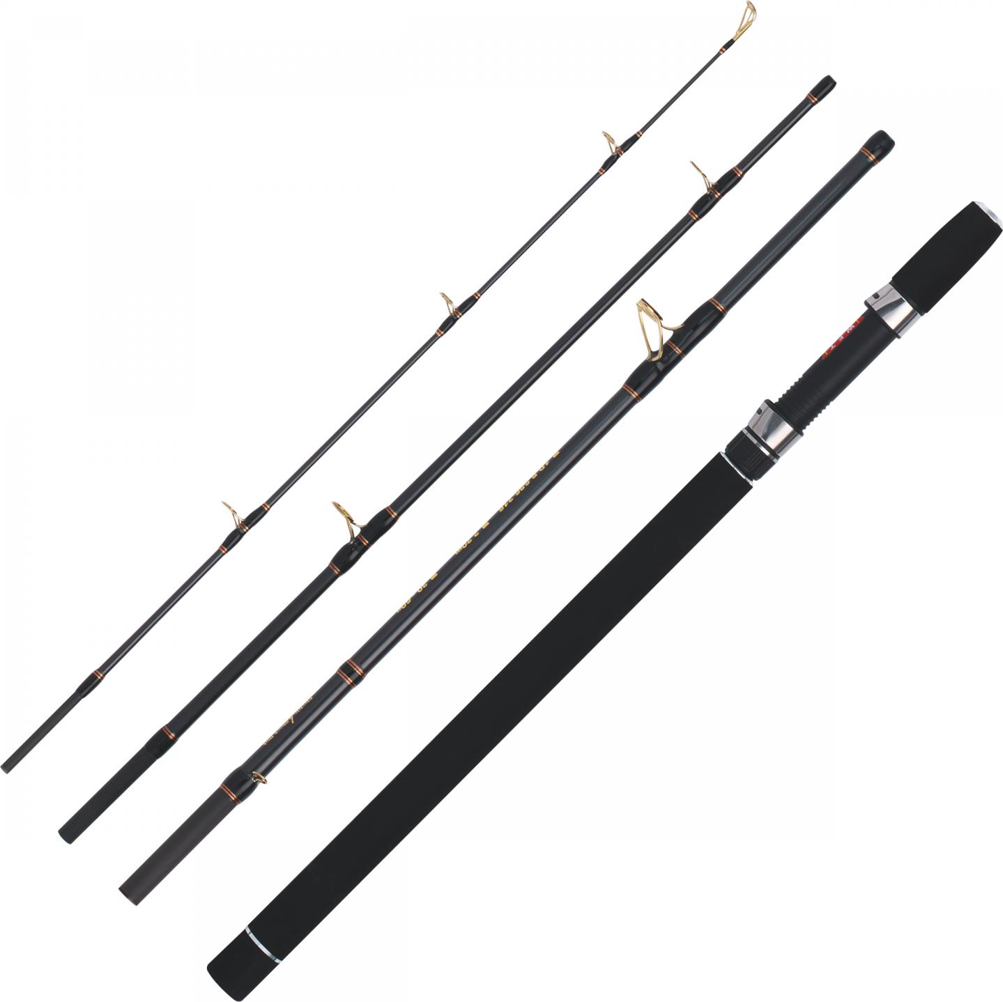 WFT Sea Sparrow Heilbutt Jigger4pc. 2,16m 80-220g
