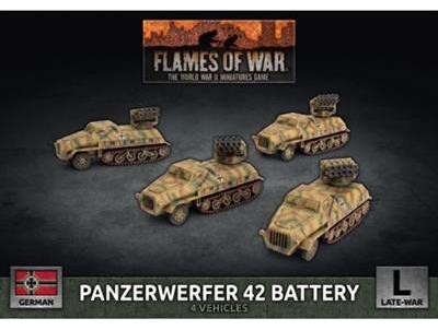 Gale Force Nine Flames Of War: Panzerwerfer 42 Battery (x4) - Englisch GBX165