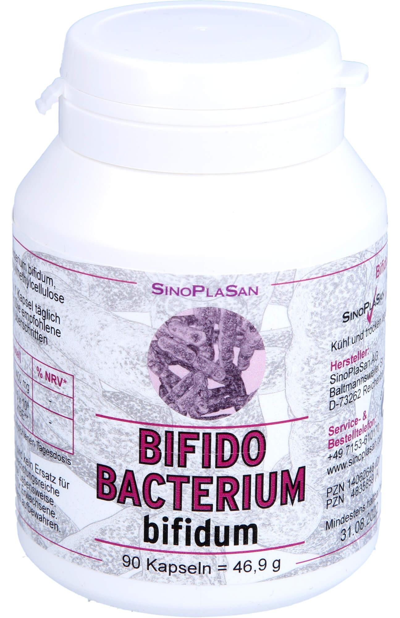 SinoPlaSan GmbH Bifidobacterium bifidum 5 Mrd. KBE, 90 St KAP 14062648