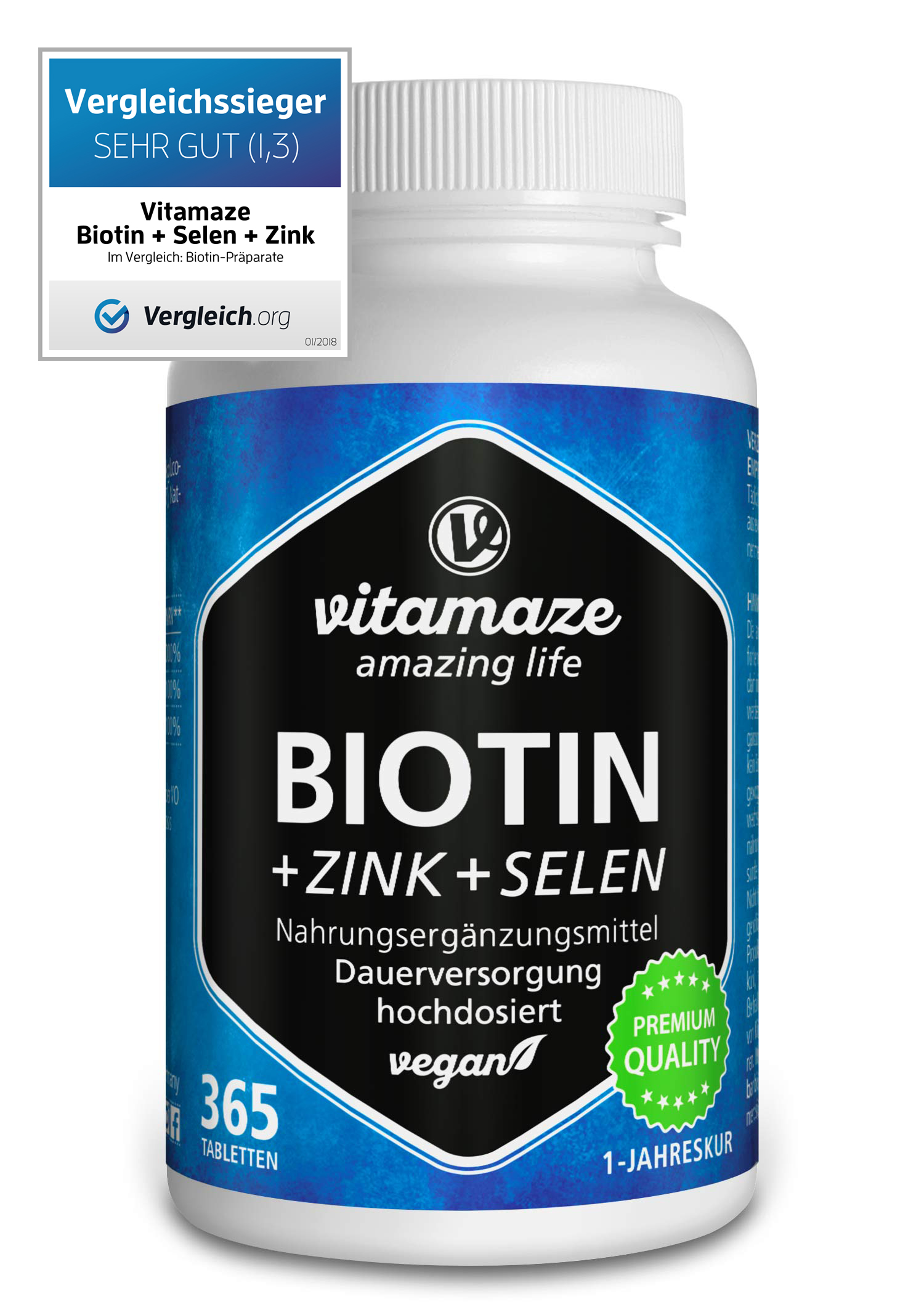 Mit Biotin & Hirse 120 Kapseln Bartwuchs Haarwuchs Hochdosiert Haar Vitamine 