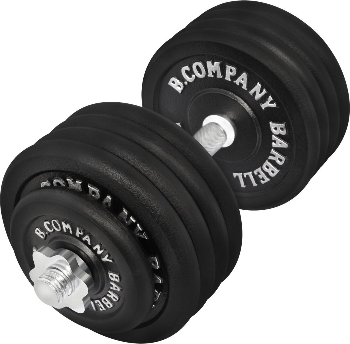 Bad Company Guss Kurzhantel-Set 47,5Kg Hantelscheiben Hantelset Hanteln