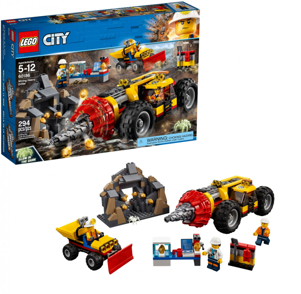 LEGO® City Schweres Bohrgerät für den Bergbau 60186