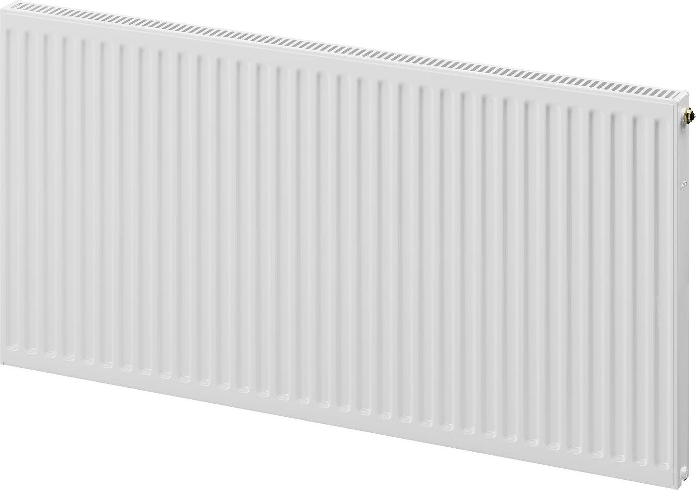 Ploché radiátory Mexen CV11 400 x 1400 mm, spodné pripojenie, 907 W, biele – W611-040-140-00