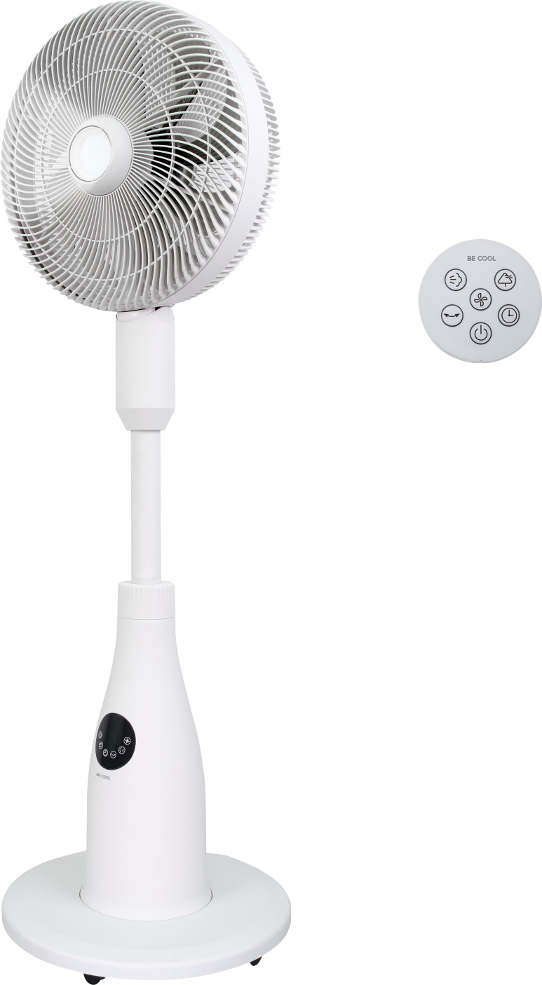 BE COOL BCPSN2L01 Luftkühler Sprühnebel-Standventilator mit 2l Tank