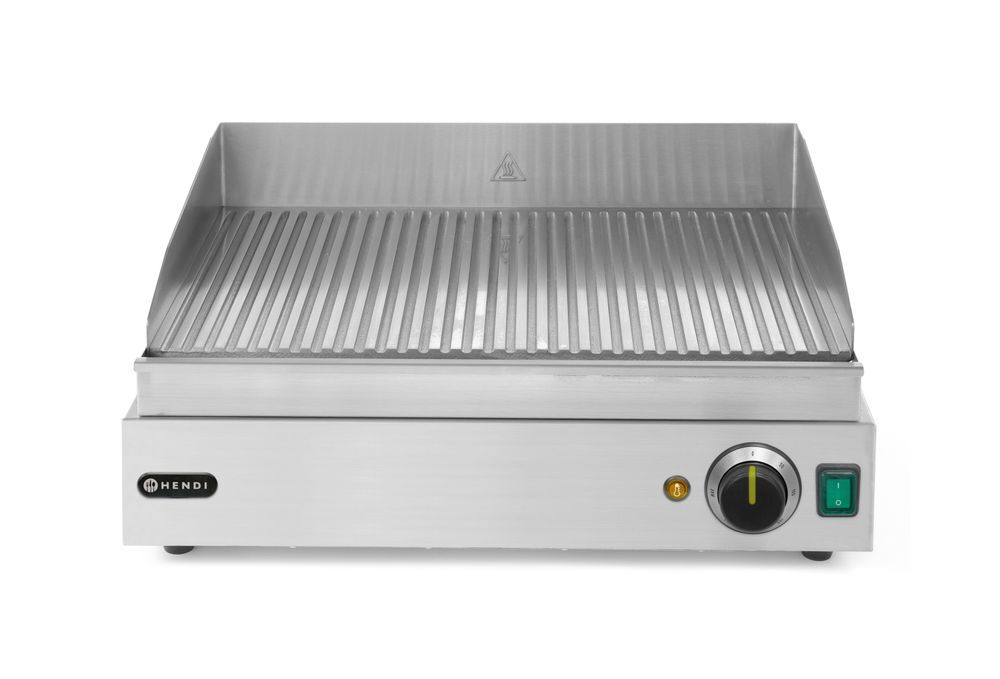 HENDI Grilovacia doska s drážkami Blue Line 230V 2400W