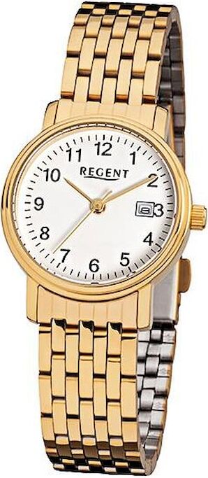 Regent náramkové hodinky zlaté F-717 Dámske analógové Quartz hodinky URF717