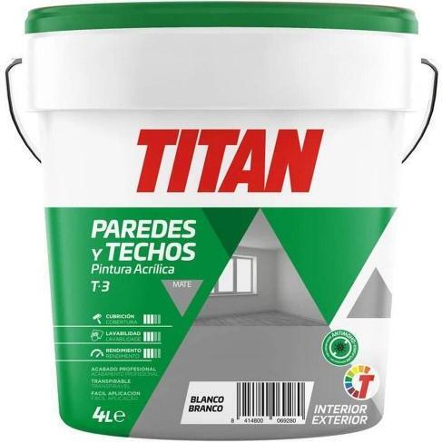 Farbe Titan 123000304 Weiß 4 L
