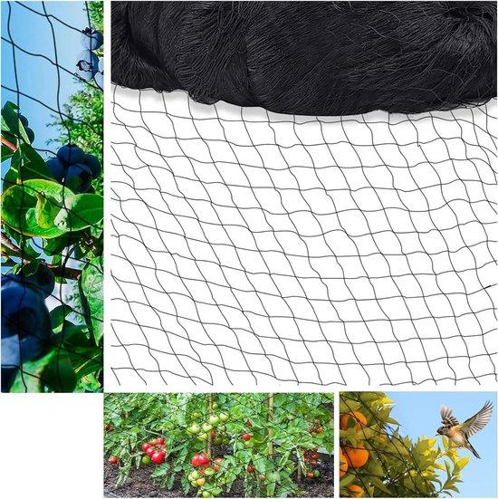 OEM Großes, schadensfestes Gartennetz 10x10m schwarz für Obstbäume und Gemüsebeete 2026