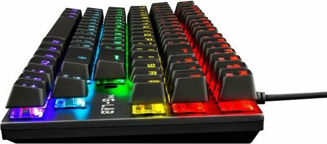 Gaming Tastatur The G-Lab Mercury AZERTY Französisch Schwarz