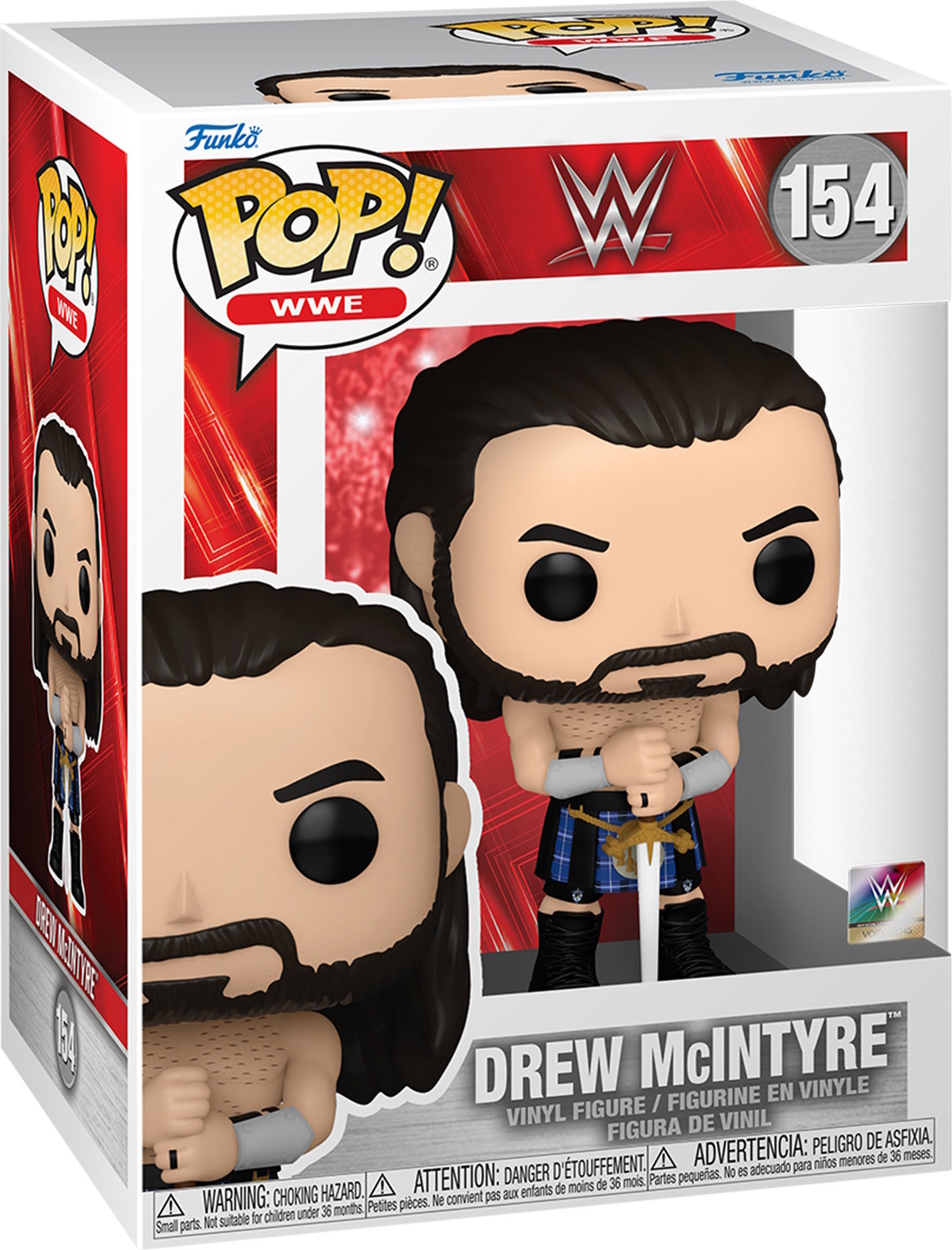 WWE - Drew McIntryre 154 - Funko Pop! Vinyl Figur 122