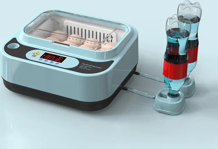 Resteq Automatischer Inkubator für 12 Eier, 12V und 220V