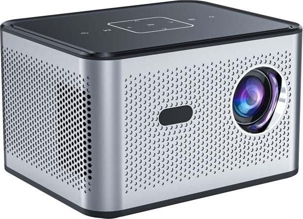 INF Elektrischer Fokus 4K Projektor: ABS, 18x14.4x11.5cm, Heimkino & Outdoor