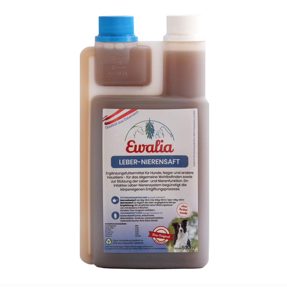 Ewalia KG Ewalia Leber-Nierensaft 500 ml für Hunde 5006