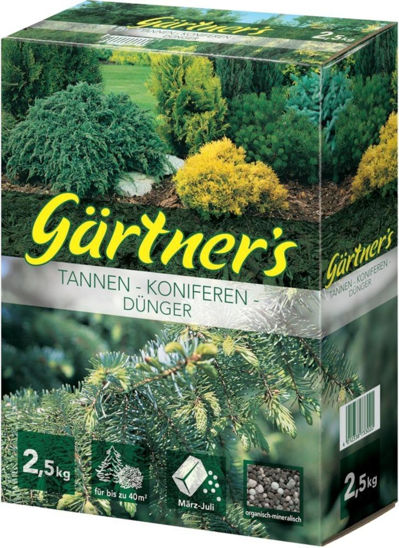 gpi Gärtner´s Spezialkulturen Tannen-Koniferen-Dünger 2,5 kg 11274