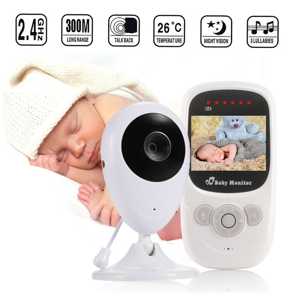 Babyphone Babyfon Video Monitor mit Kamera Farbe Audio Nachtsicht Babyviewer 