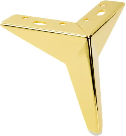 Extreme Furniture komodee, 4 Metall-Möbelfüße, gold, 13 cm ENOGSTGWIZLBLY130004