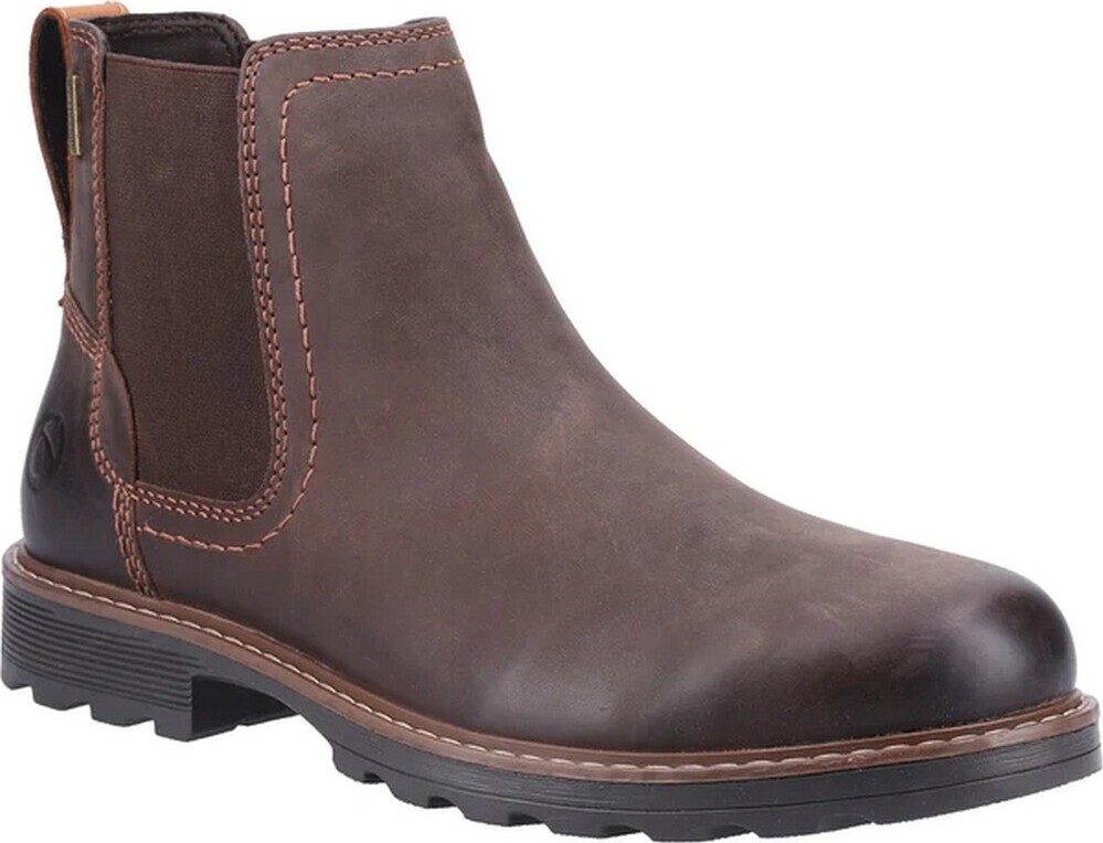 Cotswold - Pánske topánky "Nibley", kožené FS10182 (47 EU) (Brown)