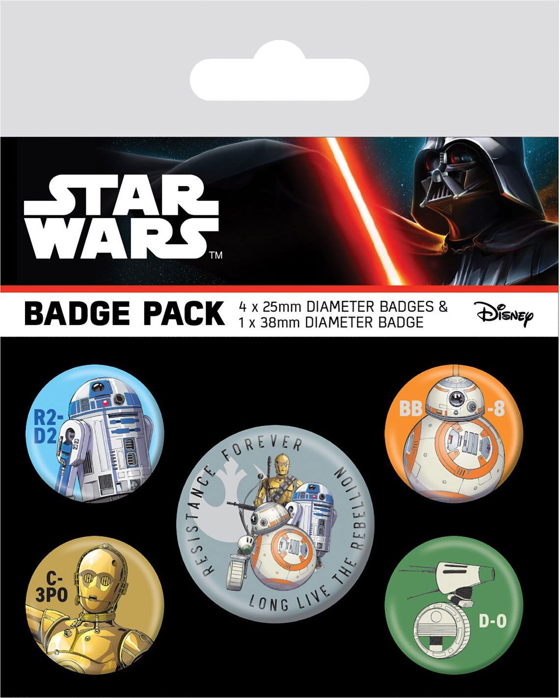 Pyramid Int. Satz von 5 Star Wars v1 Pyramid-Pins undefiniert