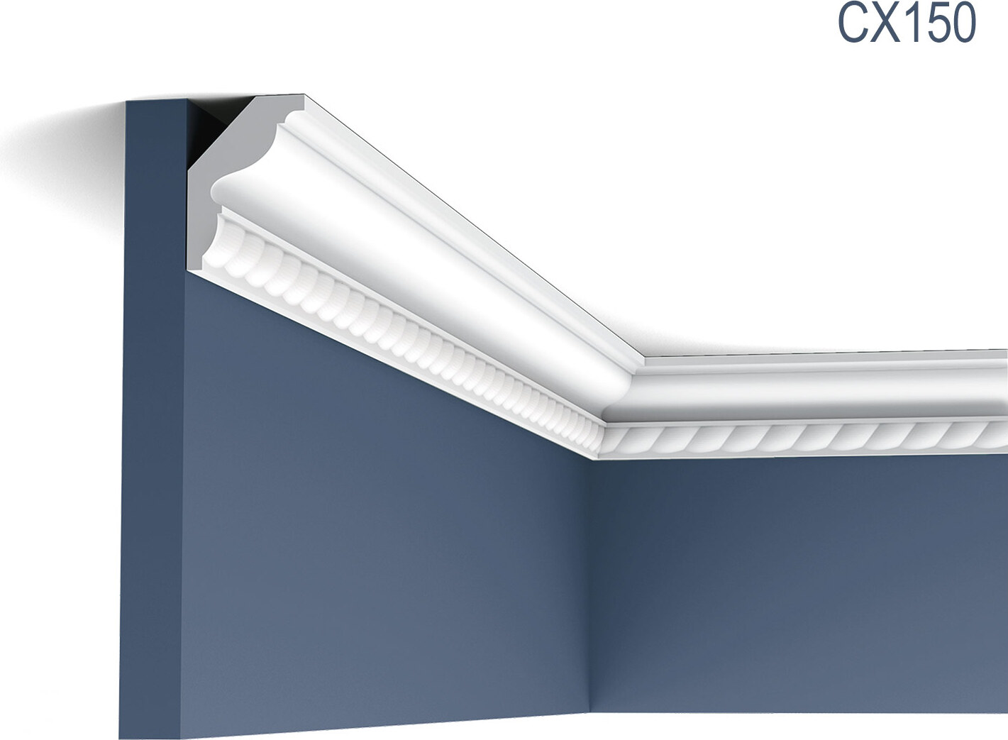 Stuckleiste Zierleiste Profilleiste Orac Decor CX150 AXXENT Kantenleiste Stuck Eckleiste Wand Decken Leiste 2 Meter