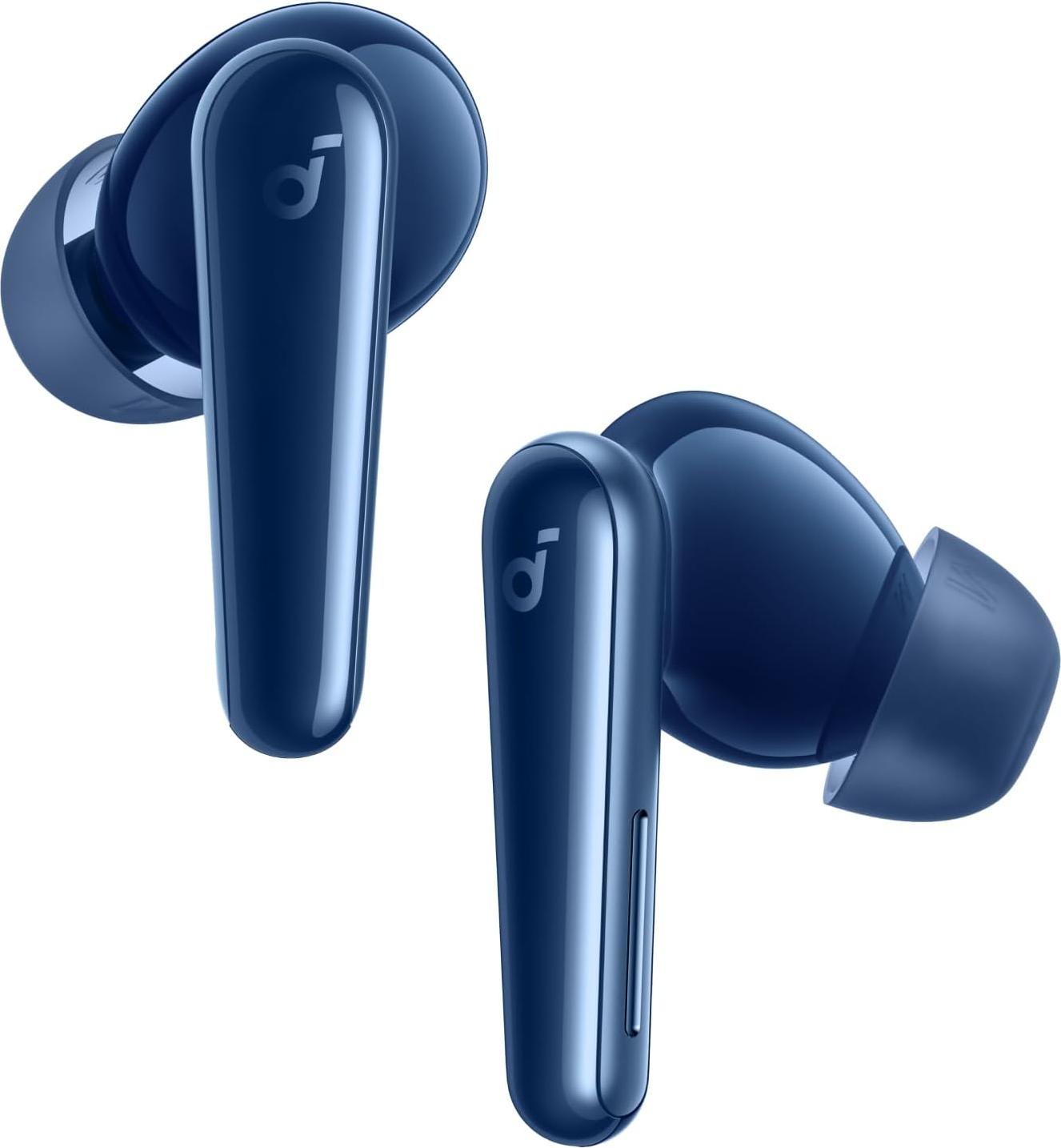 Soundcore Surround Sound, Hi-Res kabellose Noise Cancelling Earbuds, 2X stärkere Stimmreduktion, ANC in Echtzeit, Schnellladen, Dolby Audio