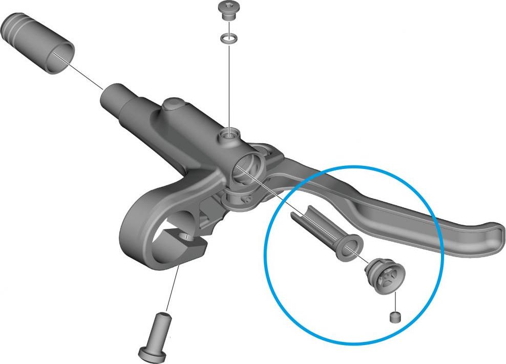 Shimano Membraneinheit für BL-MT201 200 Y1XW98010