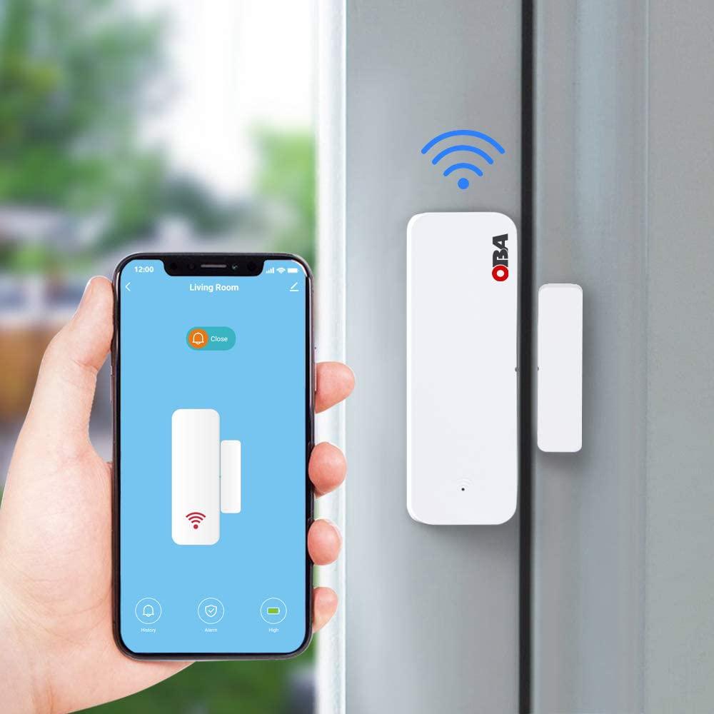 Oba security WiFi-Öffnungs-Sensor für Türen und Fenster, Benachrichtigung über S