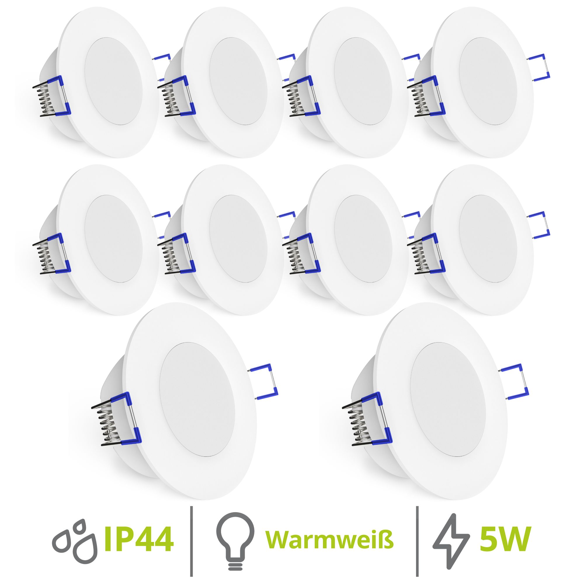 10W LED Einbau Strahler PREMIUM WAVE DIMMBAR 3 Jahre Garantie 3