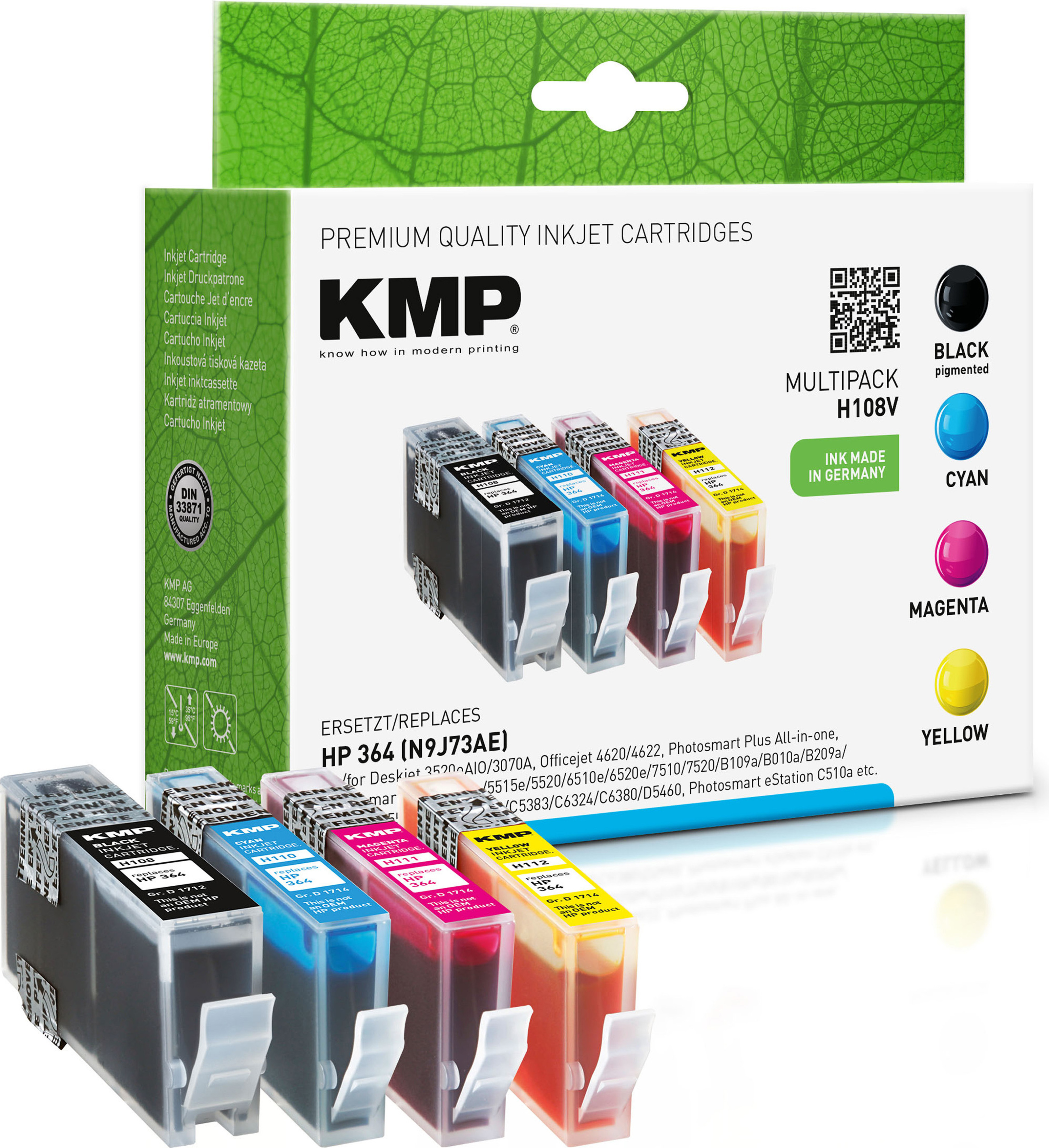 KMP Kazeta HP SD534EE NR.364 Multip. 250-300 S. H108V kompatibilný