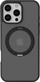 Torras Ostand Pro Hülle für iPhone 16 ProMax (Schwarz 350432