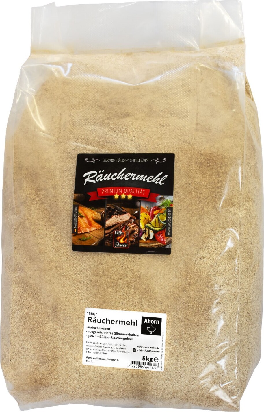 Eversmoke Premium "BBQ" Räuchermehl, Ahorn - 5kg 06-3339720