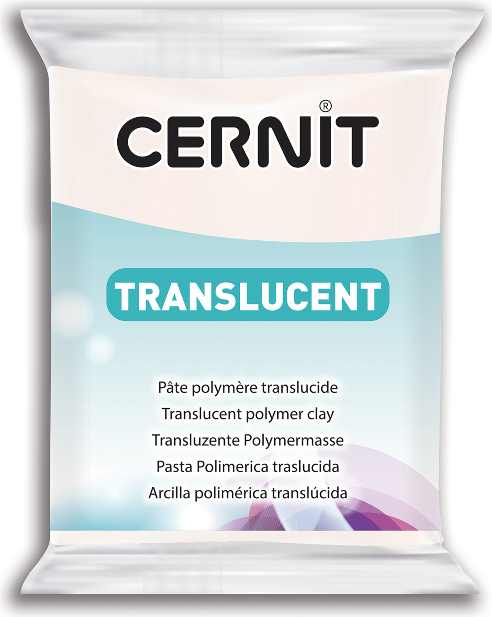 Cernit 6x Translucent 56g, Weiß transluzent - Weiß transluzent CE0920056005C