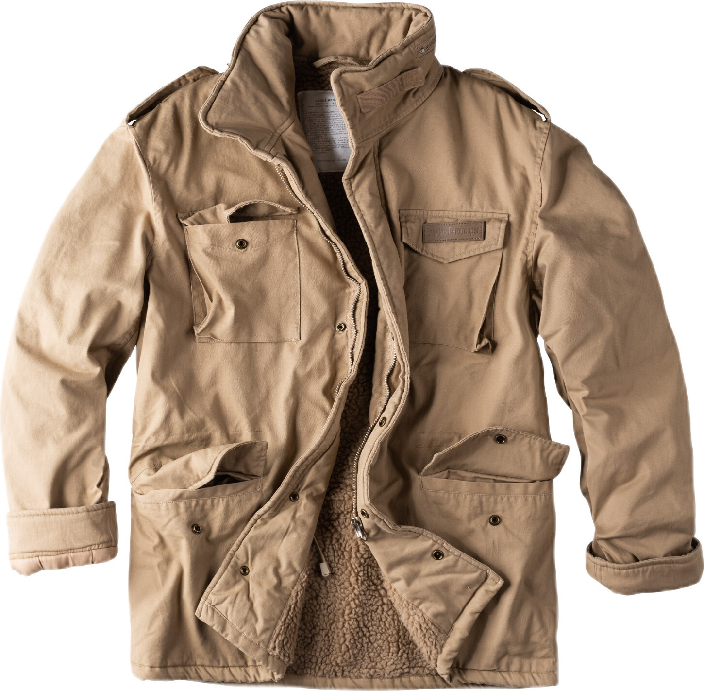 Surplus M65 Paratrooper Winterjacke beige, M 20-4501-74