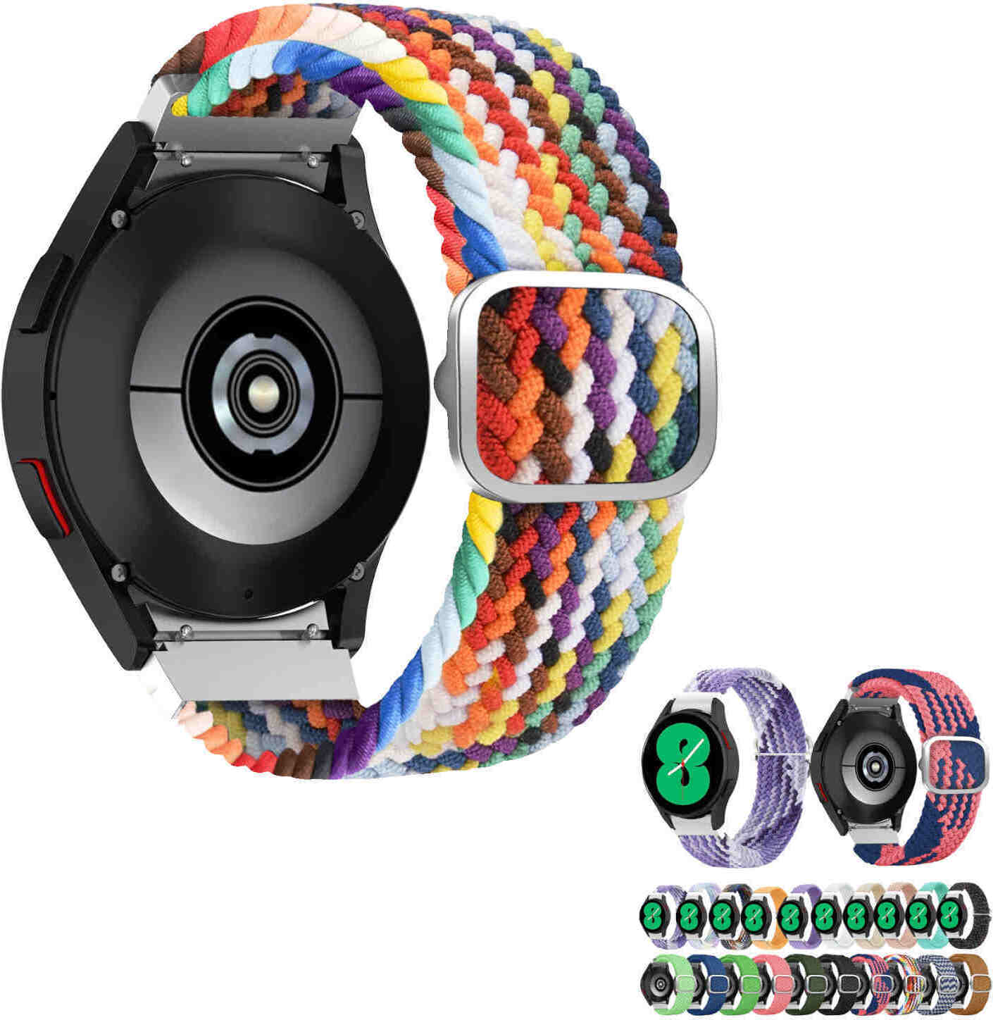 Pre Samsung Galaxy Watch FE 6 5 4 Normal Pro Classic Nylon Arm Band